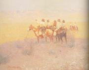 Evening in the Desert (mk43) Frederic Remington